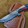 Custom Made Damascus Steel Cowboy knife...