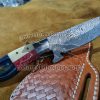 Custom Made Damascus Steel Cowboy knife...