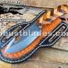 Custom Made File Steel Gut Hook knife...