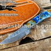 Custom Made Damascus Steel Cowboy And Skinner knife...