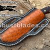 Custom Made Damascus Steel Tracker knife...