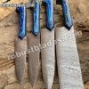 Custom Made Damascus Steel kitchen knives set...