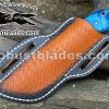 Custom Made Hores Rasp Steel Cowboy and Skinner knife...