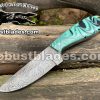 Custom Made Damascus Steel Cowboy and Skinner knife...