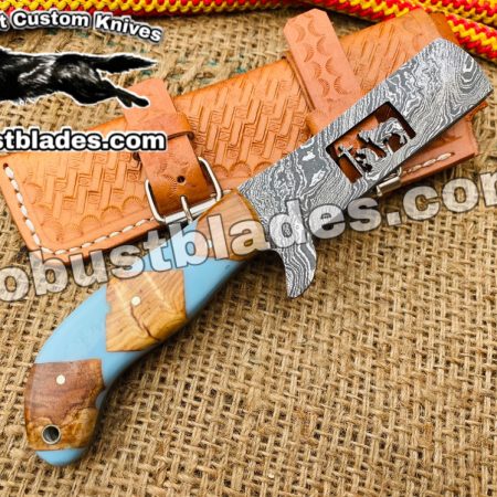 Praying Cowboy Bull Cutter Knife...