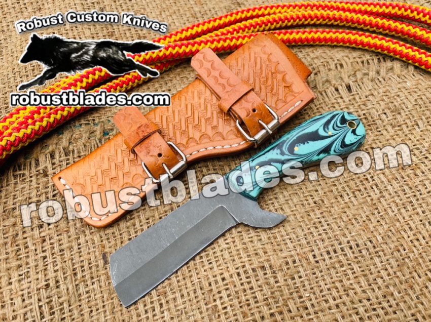 Custom Made 1095 Steel Bull Cutter Knife...