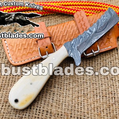 Damascus Steel Bull Cutter knife...