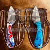 Damascus Steel Cowboy knives set...