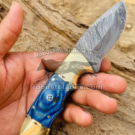 Damascus Steel Hugs and Hound knife…