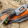 Damascus Steel Hugs and Hound knife…