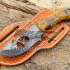 Damascus Steel Gut Hook knife…