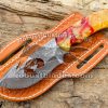 Damascus Steel Gut Hook knife…