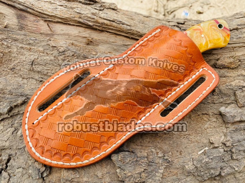 Damascus Steel Gut Hook knife…