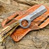 Custom Made Damascus Steel Pistol Cutter knife…