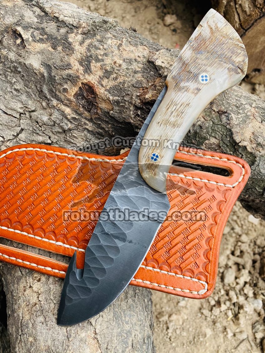 1060 Steel Gut Hook knife…