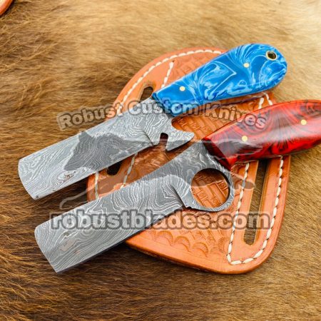 Damascus Steel Bull Cutters knives set…