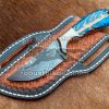 Custom made Damascus Steel Cowboy knife…