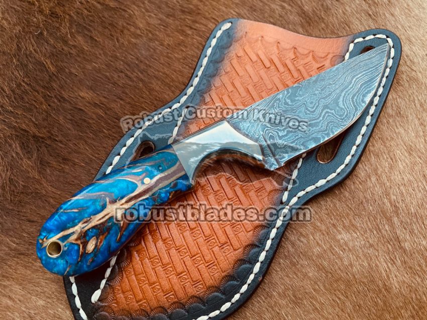 Custom made Damascus Steel Cowboy knife…