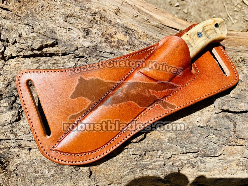 Custom Made D2 Steel Cowboy and Skinner knife…