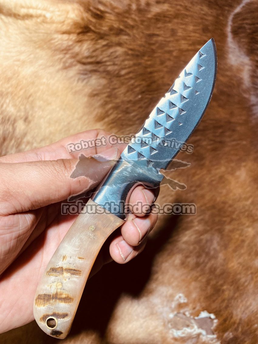 Custom Hand Made Horse Rasp Steel Fix Blade Cowboy knife…