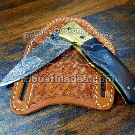 Custom Handmade Damascus Steel Hawksbill Pocket knife…