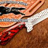 Black Smith Made Of Rasp Steel Full Tang Blade Bull Cutter knife…