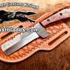 Black Smith Made Of Rasp Steel Full Tang Blade Bull Cutter knife…