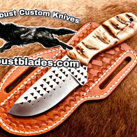 Black Smith Made Of Rasp Steel Full Tang Blade Cowboy knife…