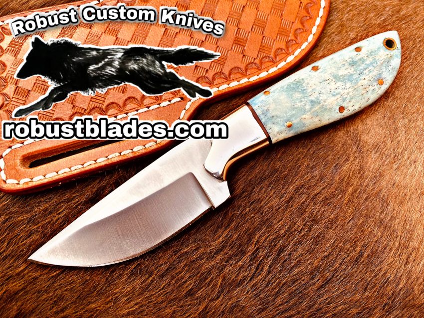 Black Smith Made Of Cowboy And Skinner Knife With D2 Steel…