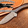 Black Smith Made Of Cowboy And Skinner Knife With Damascus Steel…