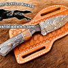 Black Smith Made Of Cowboy And Skinner Knife With Damascus Steel…