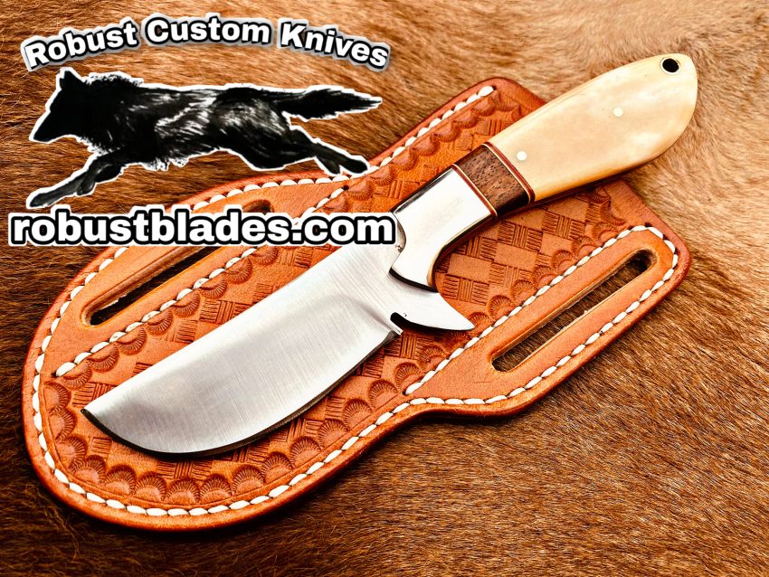 Black Smith Made Of Cowboy And Skinner Knife With D2 Steel…