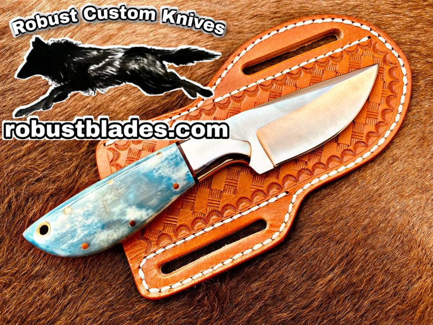 Black Smith Made Of Cowboy And Skinner Knife With D2 Steel…