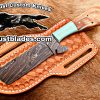 Black Smith Made Of Damascus Steel Full Tang Steel Full Tang Blade Bull Cutter Knife…