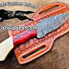 Black Smith Made Of Cowboy And Skinner Knife With Damascus Steel…