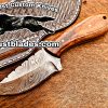 Black Smith Made Of Cowboy And Skinner Knife With Damascus Steel…