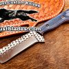 Black Smith Made Stainless Steel Full Tang Blade Bull Cutter Knife…