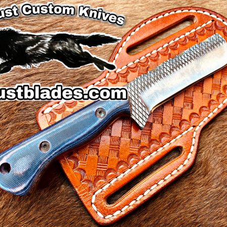 Black Smith Made Stainless Steel Full Tang Blade Bull Cutter Knife…