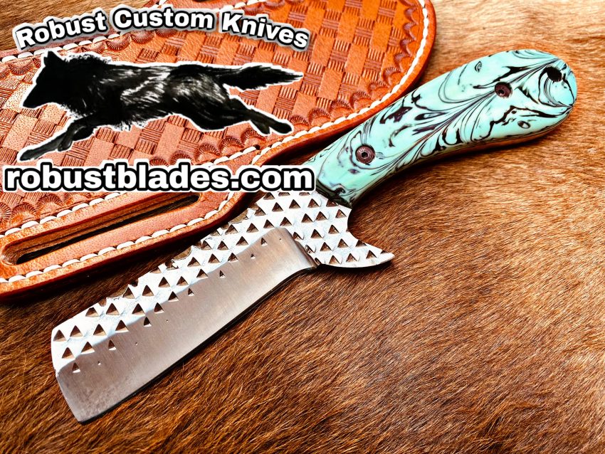 Black Smith Made Of Stainless Steel Full Tang Blade Bull Cutter Knife…