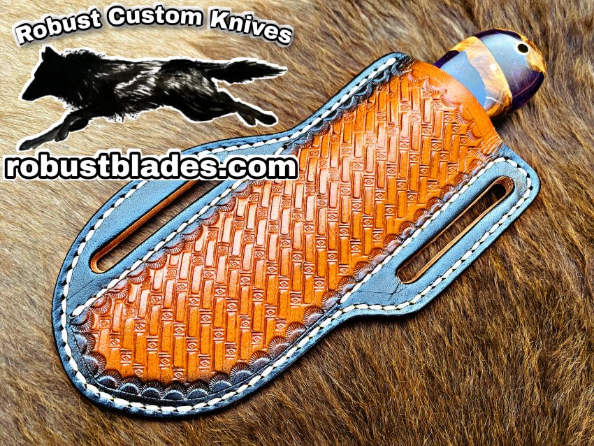 Custom Handmade Knives Black Smith Made Of Damascus Steel Full Tang Blade Bull Cutter Knife…