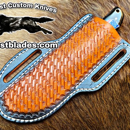 Custom Handmade Knives Black Smith Made Of Hawksbill Lineman Knife With Damascus Steel…