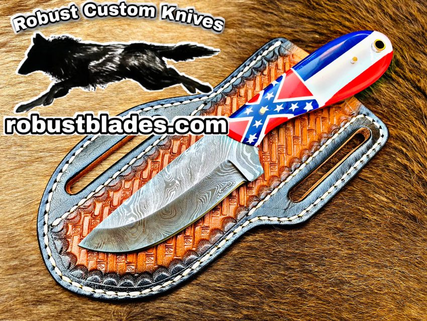 Black Smith Made Of Cowboy And Skinner Knife With Stainless Steel…