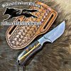 Black Smith Made Of Cowboy And Skinner Knife With Damascus Steel…