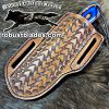 Black Smith Made Of Damascus Steel Full Tang Blade Bull Cutter Knife…