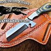 Black Smith Made Of D2 Steel Full Tang Blade Bull Cutter Knife…