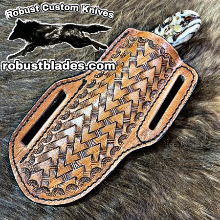 Black Smith Made Of Damascus Steel Full Tang Blade Bull Cutter Knife…