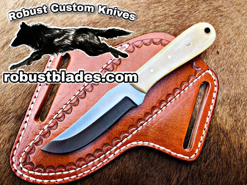 Black Smith Made Of Cowboy And Skinner knife With D2 Steel…