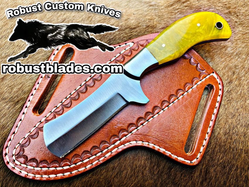 Black Smith Made Of D2 Steel Full Tang Blade Bull Cutter knife…