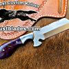 Black Smith Made Of D2 Steel Full Tang Blade Bull Cutter Knife…