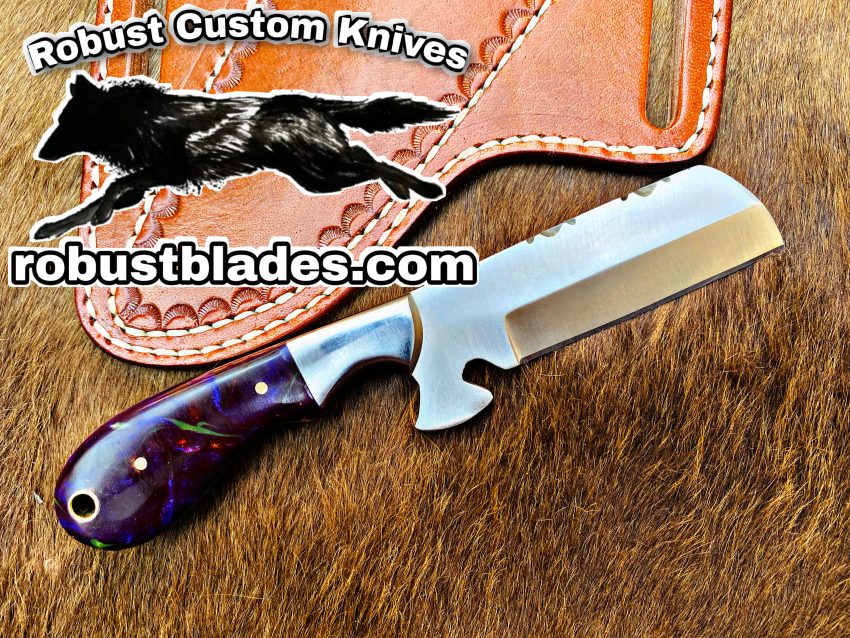 Black Smith Made Of D2 Steel Full Tang Blade Bull Cutter Knife…